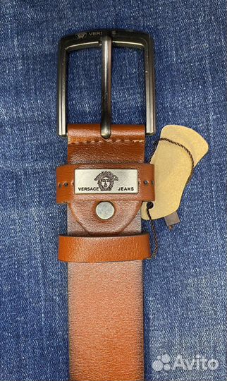 Ремень кожаный мужской Versace