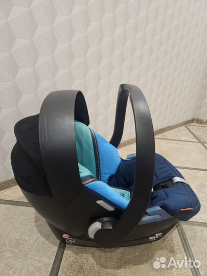 Автолюлька cybex aton с базой isofix