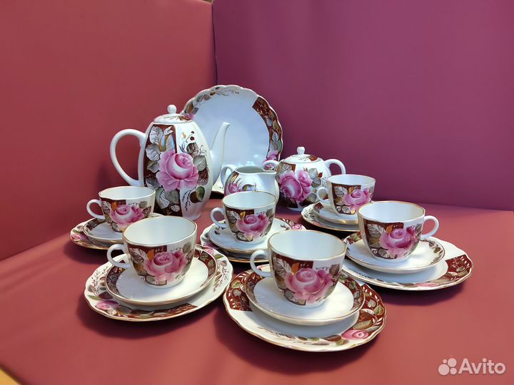 Сервиз чайный старые Вербилки Барбарис