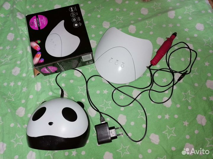 Аппарат для маникюра и две лампы