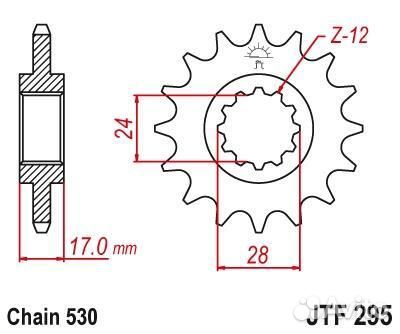 Звезда ведущая JTF295 15