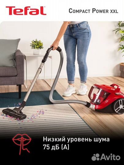 Пылесос с контейнером Tefal Compact Power XXL TW48