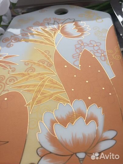 Сырная доска, ножик Япония фарфор