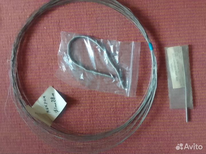 Спираль и нихромовая проволока