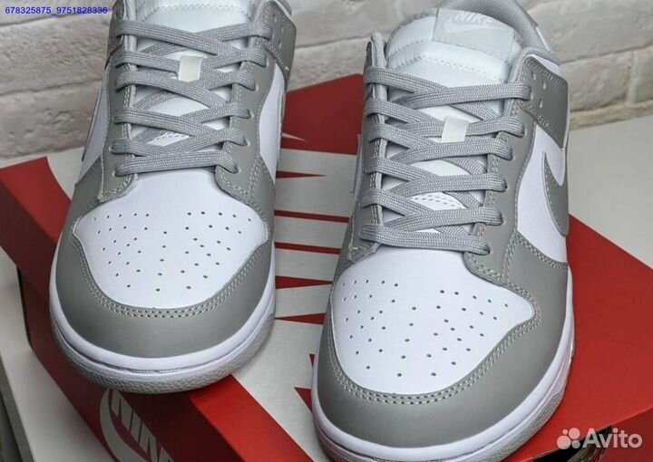 Кроссовки Nike Dunk Lоw Grey Fog Оpигинaл