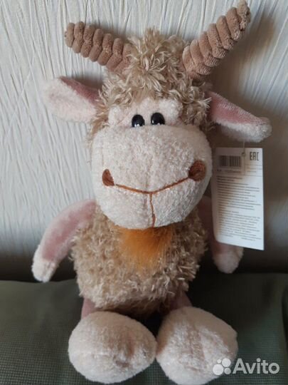 Мягкие игрушки мышь змея лошадка собачка овечка