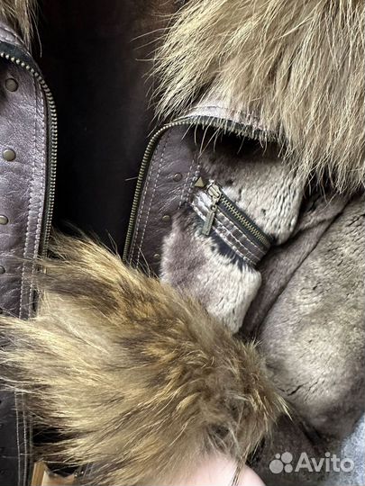 Шуба женская натуральная из кролика