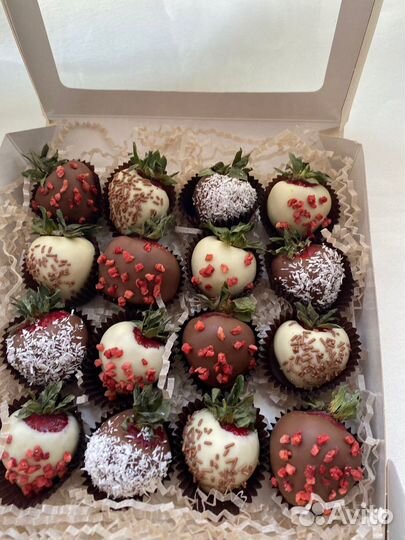 Набор клубника в шоколаде ручная работа