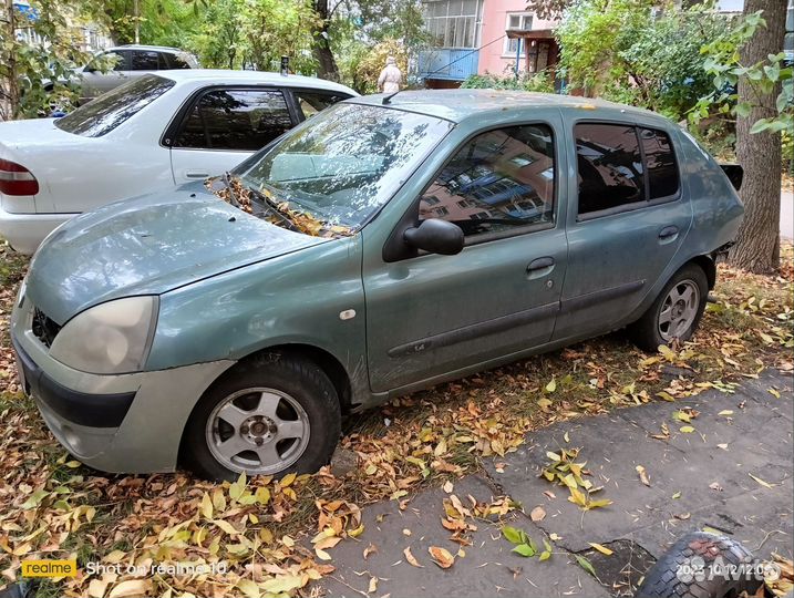 Renault Symbol 1.4 МТ, 2005, битый, 198 000 км