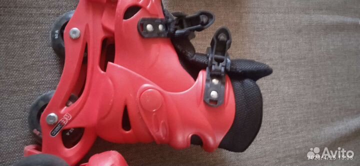 Роликовые коньки детские раздвижные