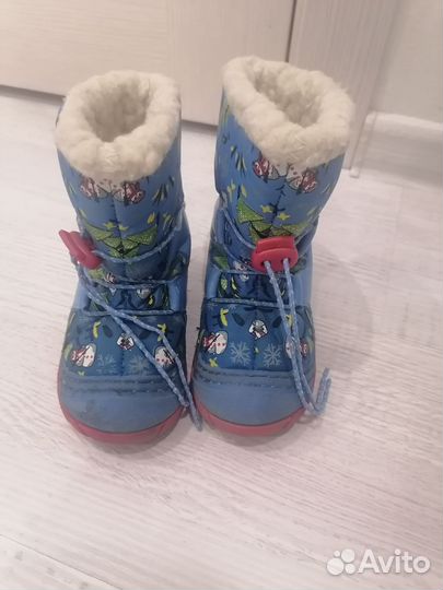 Ботинки зимние для мальчика 21 размер