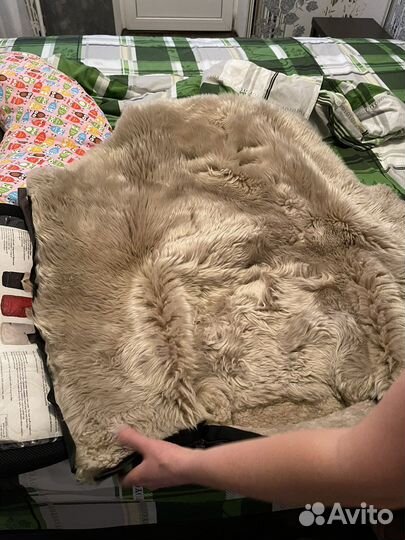 Меховой конверт в коляску