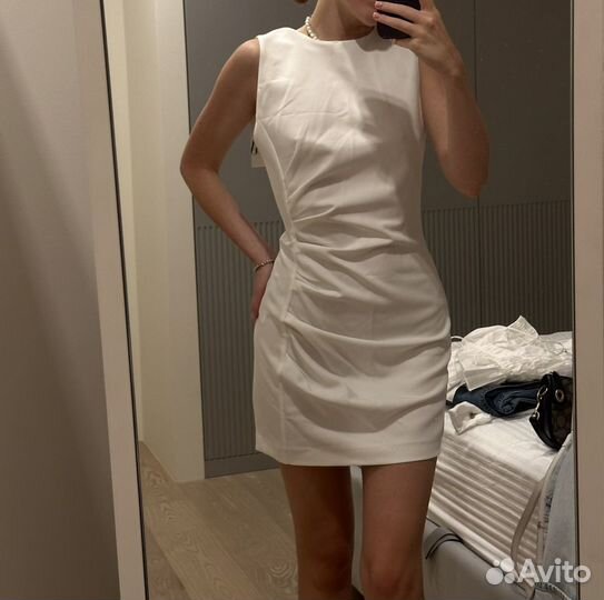 Платье zara белое