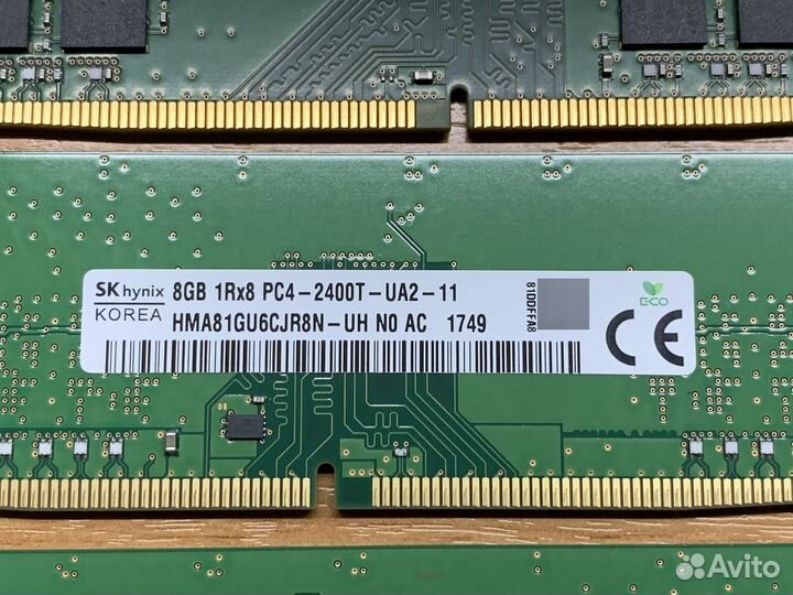 Оперативная память 8GB DDR4 2400MHz Hynix