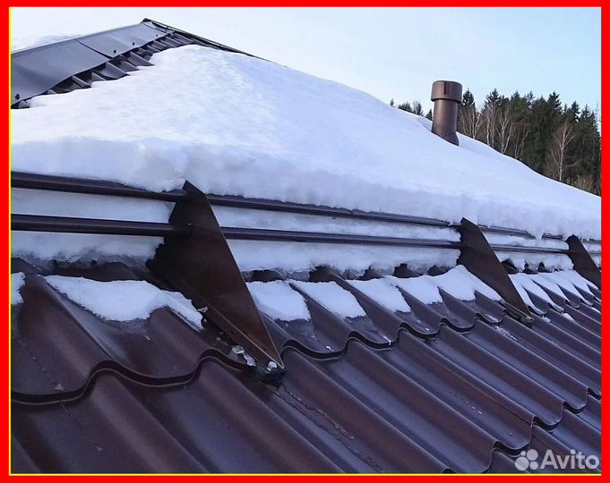 Снегозадержатель трубчатый