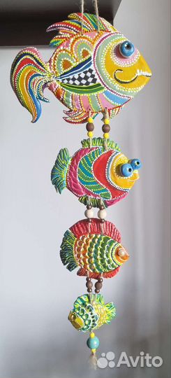 Изделие из глины/Рыбки из глины