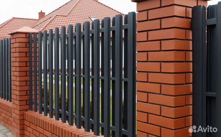Забор из евроштакетника с гарантией быстро