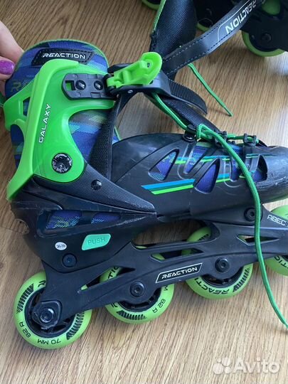 Коньки роликовые детские раздвижные Reaction