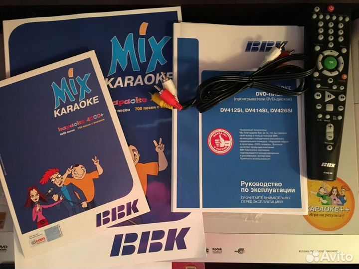 Dvd плеер BBK DV426SI с караоке