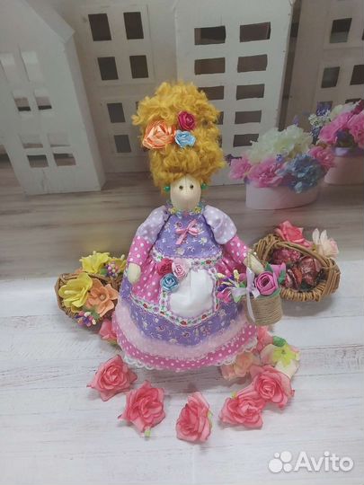 Интерьерная кукла тильда
