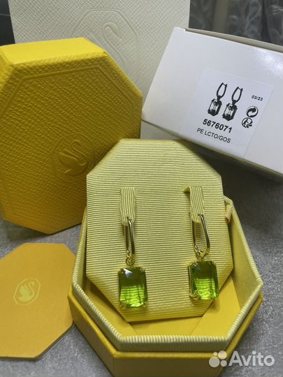 Swarovski серьги с подвесками Millenia