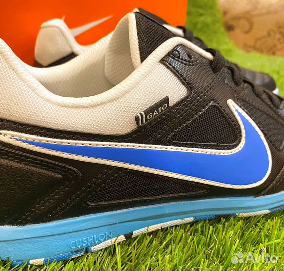 Nike Lunar Gato черные футзалки