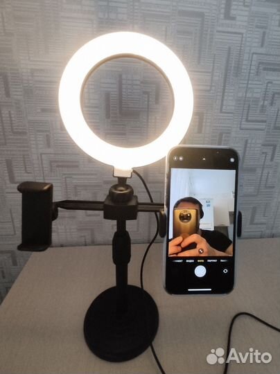 Кольцевая лампа 16 см