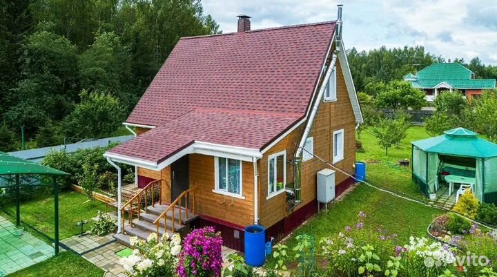 Мягкая кровля Фазенда красный Гибкая черепица