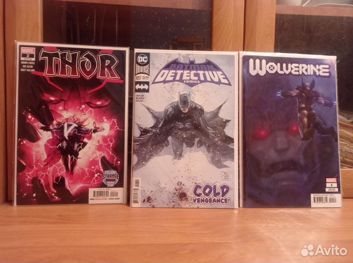 Комиксы DC and Marvel на английском