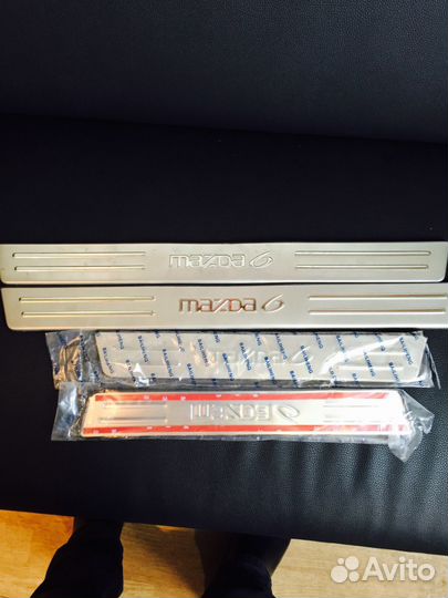 Накладки на пороги Мазда 6