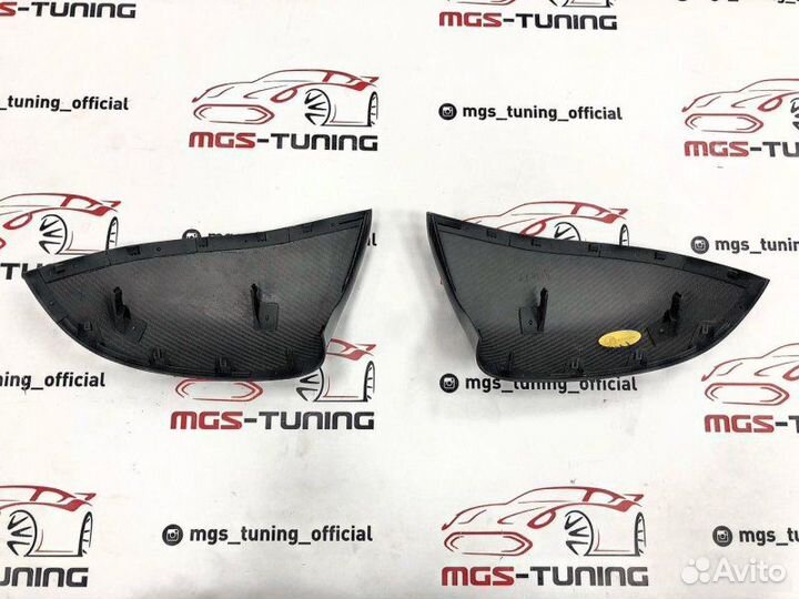 Крышки зеркал на BMW X5 M F85 карбон