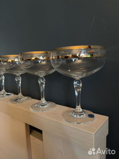 Бокалы для шампанского bohemia богемия бу