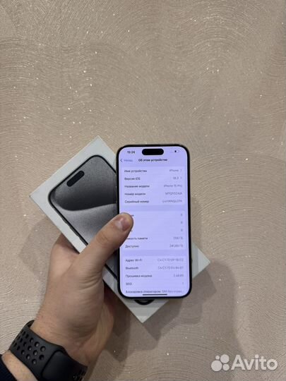 iPhone 15 Pro, 256 ГБ