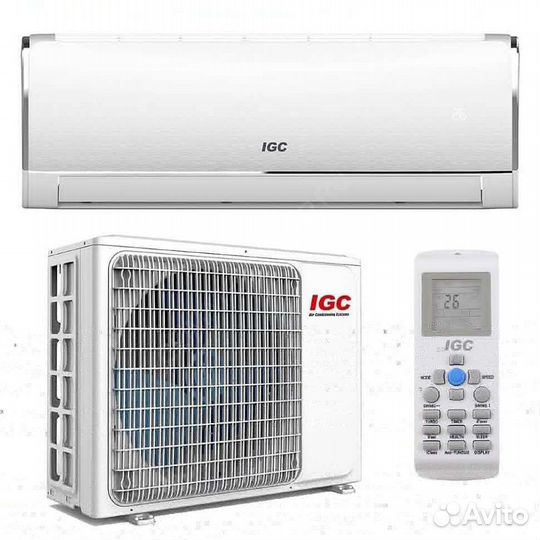 Сплит-системы компании IGC, монтаж в подарок