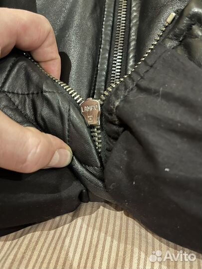 Зимняя куртка Dsquared Кожанная