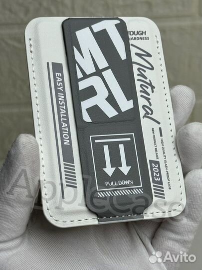 Картхолдер-подставка кожаный для iPhone MagSafe