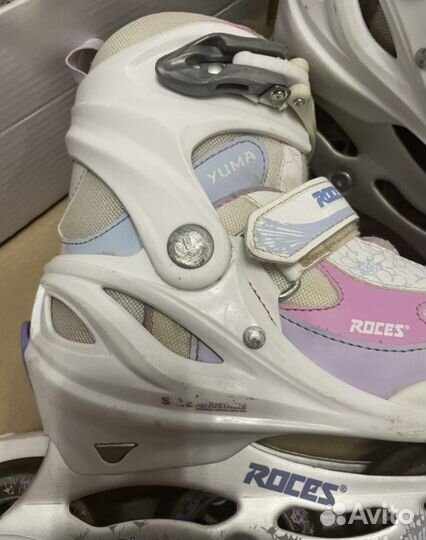 Ролики Roces Yuma раздвижные 36-40р.+защита