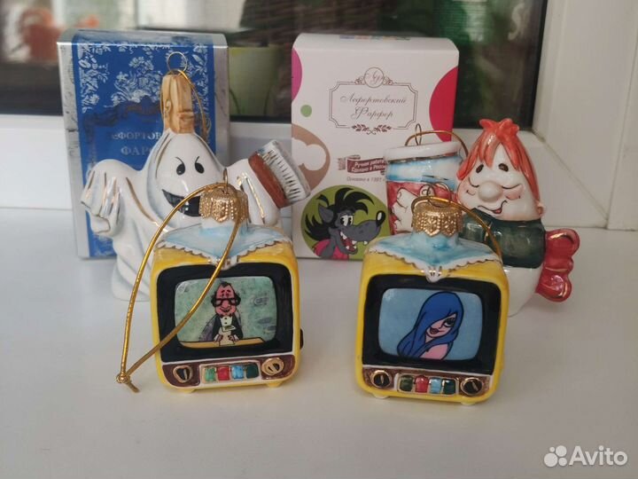 Елочные игрушки лефортовский фарфор
