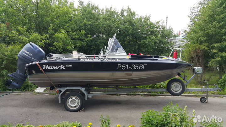 Silver Hawk 520 + Yamaha F100 DET