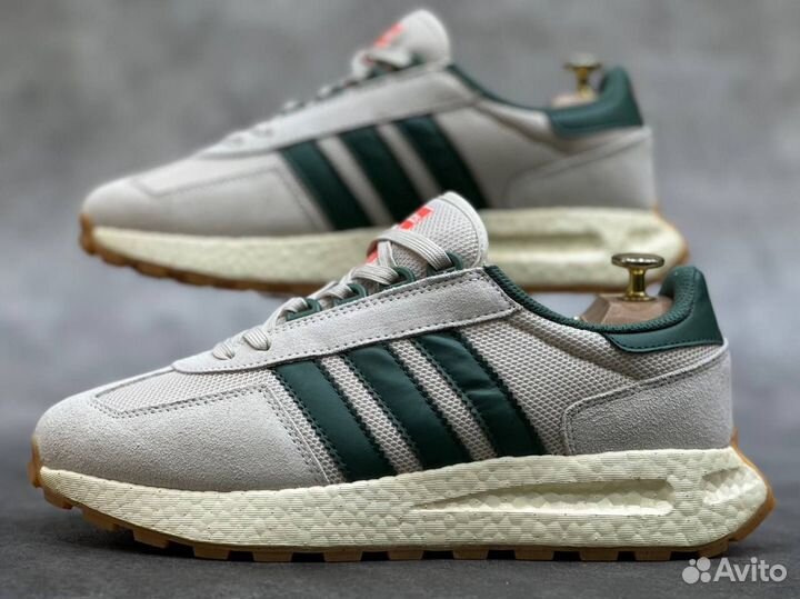 Adidas retropy E5 светло-серые зел разм. 41