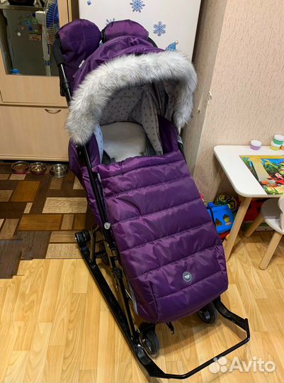 Санки коляска Nika 7-5SK