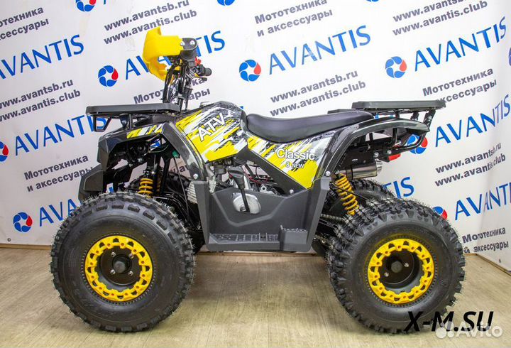 Квадроцикл ATV classic 8 NEW желтый