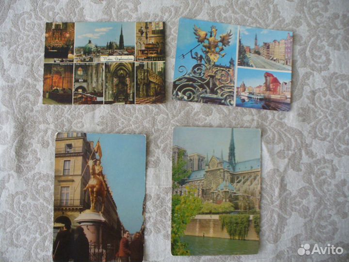 Открытки : города Европы и Индии