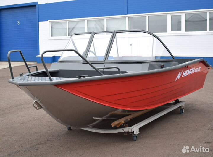 Алюминиевая моторная лодка Неман 450 DC NEW