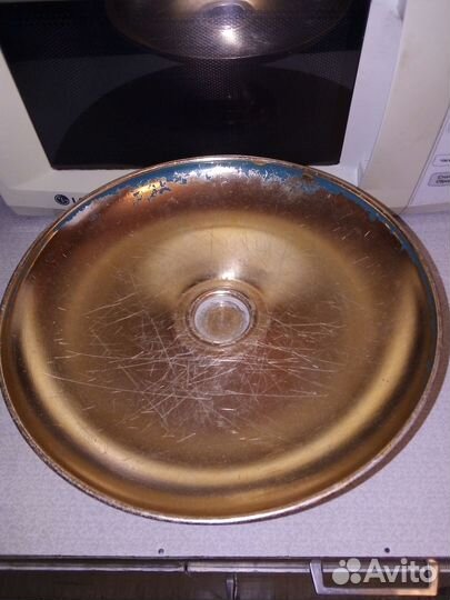 Ваза для фруктов на ножке, б/у из далёкого СССР