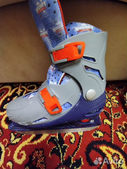 Коньки раздвижные 34-36