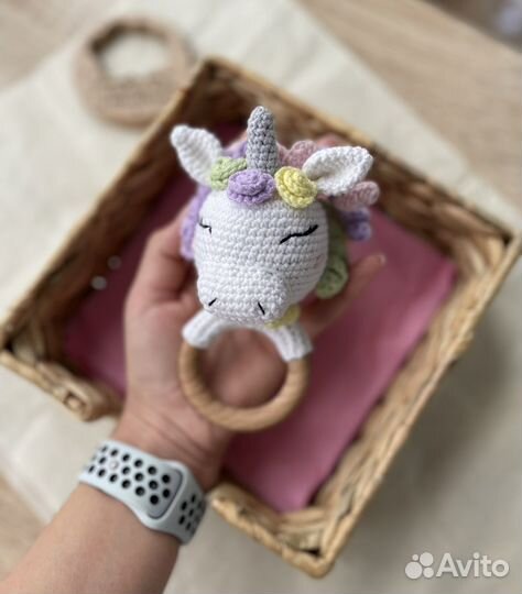 Вязаные погремушки