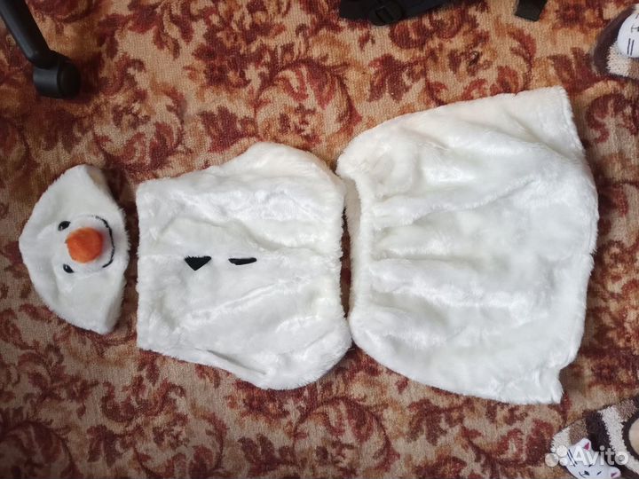 Детский карнавальный костюм. Снеговик