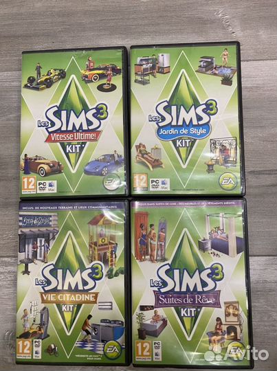 Компьютерная игра для пк Les Sims3 язык французски