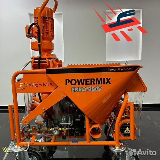 Штукатурная станция PowerMix euro на 380В